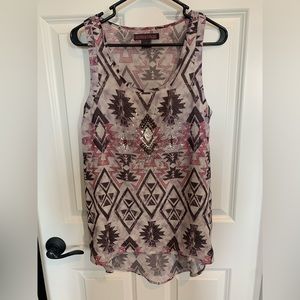 Rock&Roll Cowgirl high low tank